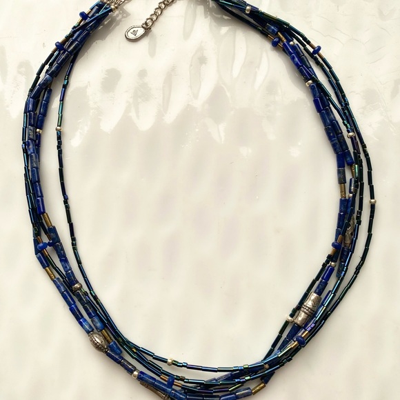Silpada “ Into the Blue”  Multi-Strand Necklace
18-20 inch adjustable N3252 - Picture 3 of 7